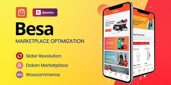 Besa - Elementor Marketplace WooCommerce Theme