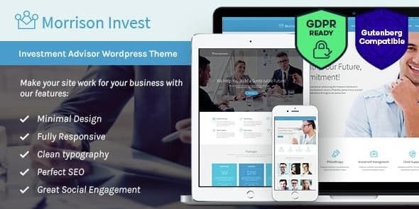 Investments - Business & Financial Advisor WordPress Theme