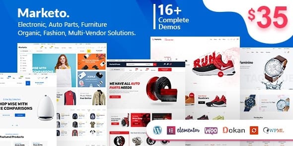 Marketo - ECommerce & Multivendor A Woocommerce WordPress Theme