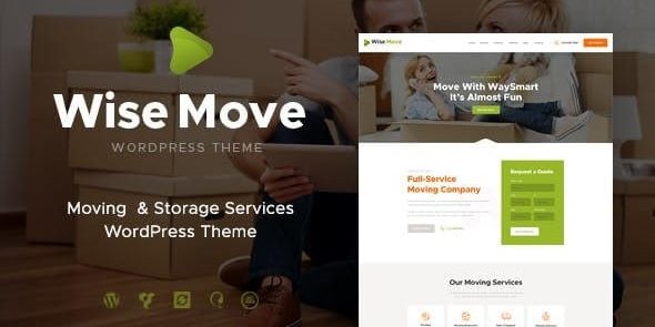 Wise Move - Relocation and Storage Services WordPress Theme