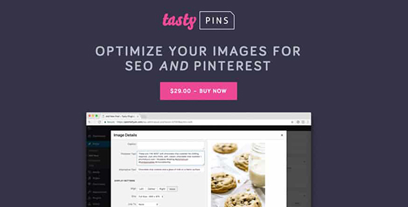 Tasty Pins - Optimize your blogs images