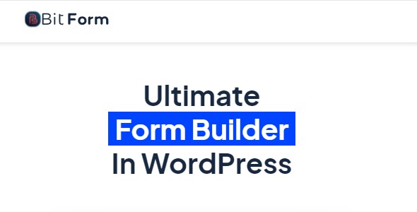 Bit Form Pro - WordPress Drag Drop Contact Form