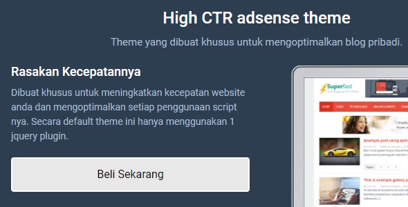 Superfast - High CTR Adsense WordPress Theme