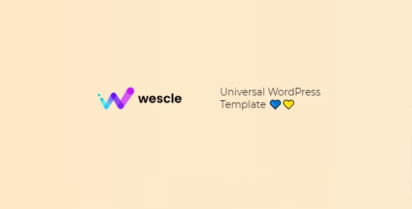Wescle - Universal WordPress Template
