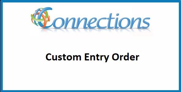 Connections Business Directory Extension Connections Custom Entry Order