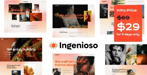 Ingenioso - Creative WordPress Theme