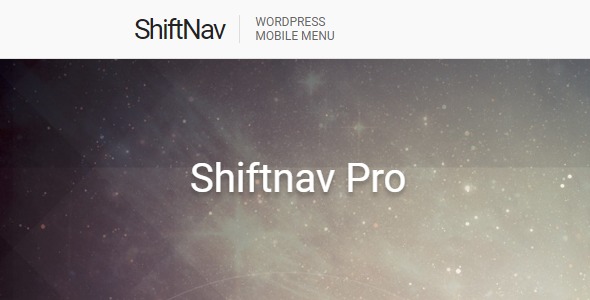 Shiftnav Pro - Responsive WordPress Mobile Menu