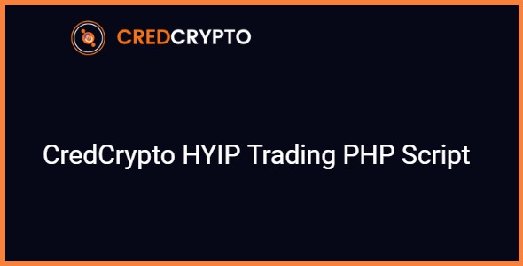 CredCrypto - HYIP Trading PHP Script