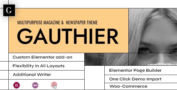 Gauthier - Multipurpose Newspaper Theme