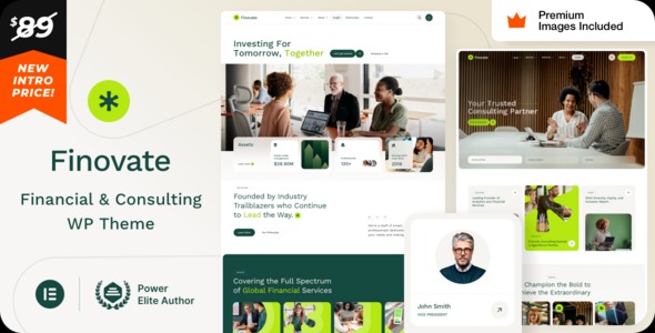 Finovate - Financial Advisors & Business Consulting WordPress Theme