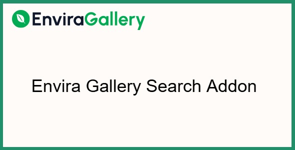 Envira Gallery Search Addon