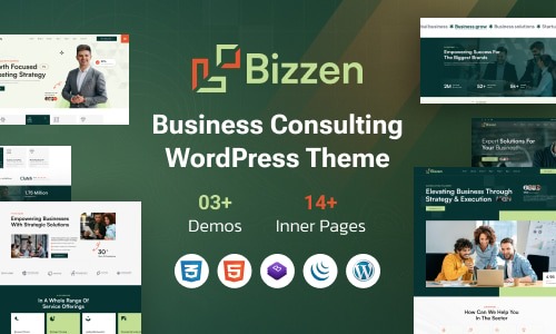 Bizzen - Business Consulting WordPress Theme